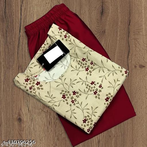 Polyster/Crepe fabric-Aishani Attractive Women Kurta Sets